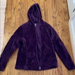 purple champion hoodie zip up